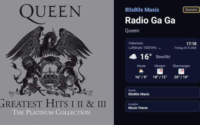GoogleTV Music Player